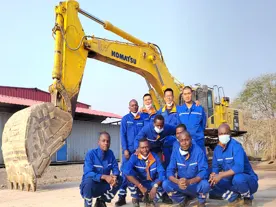 Komatsu Excavator · On-site Team